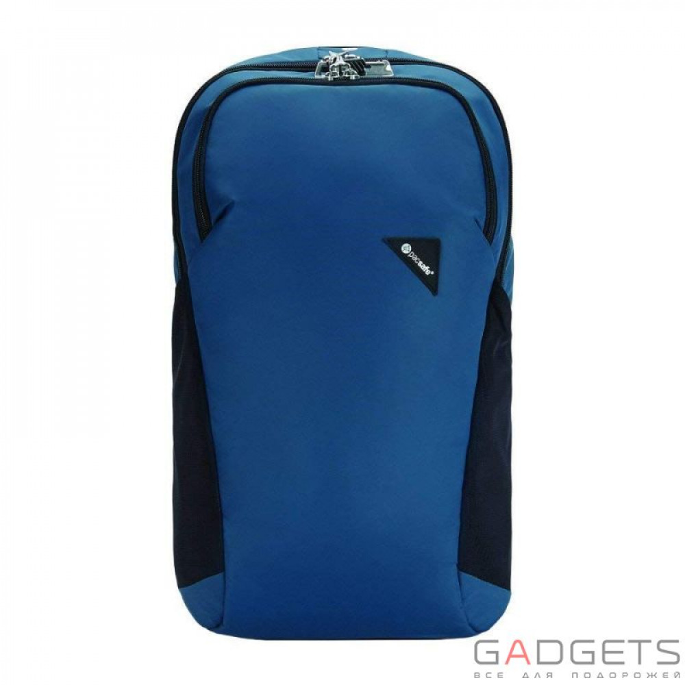 Фото Рюкзак антивор Pacsafe Vibe 20, 5 степеней защиты, синий