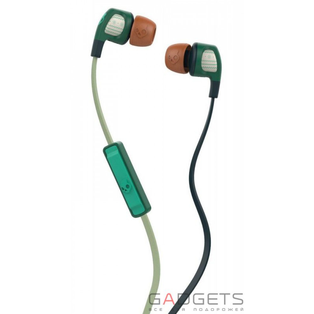 Фото Наушники Skullcandy ExploreR/Forest/Green Smokin Bud 2 w/mic 1 (S2PGHY-479)