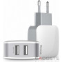 Мережний зарядний пристрій Baseus Letour Dual USB Charger (CN) White + Gray, шт фото 0