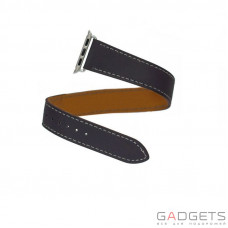 Ремешок для Apple Watch 38мм COTEetCI W9 Leather Gray