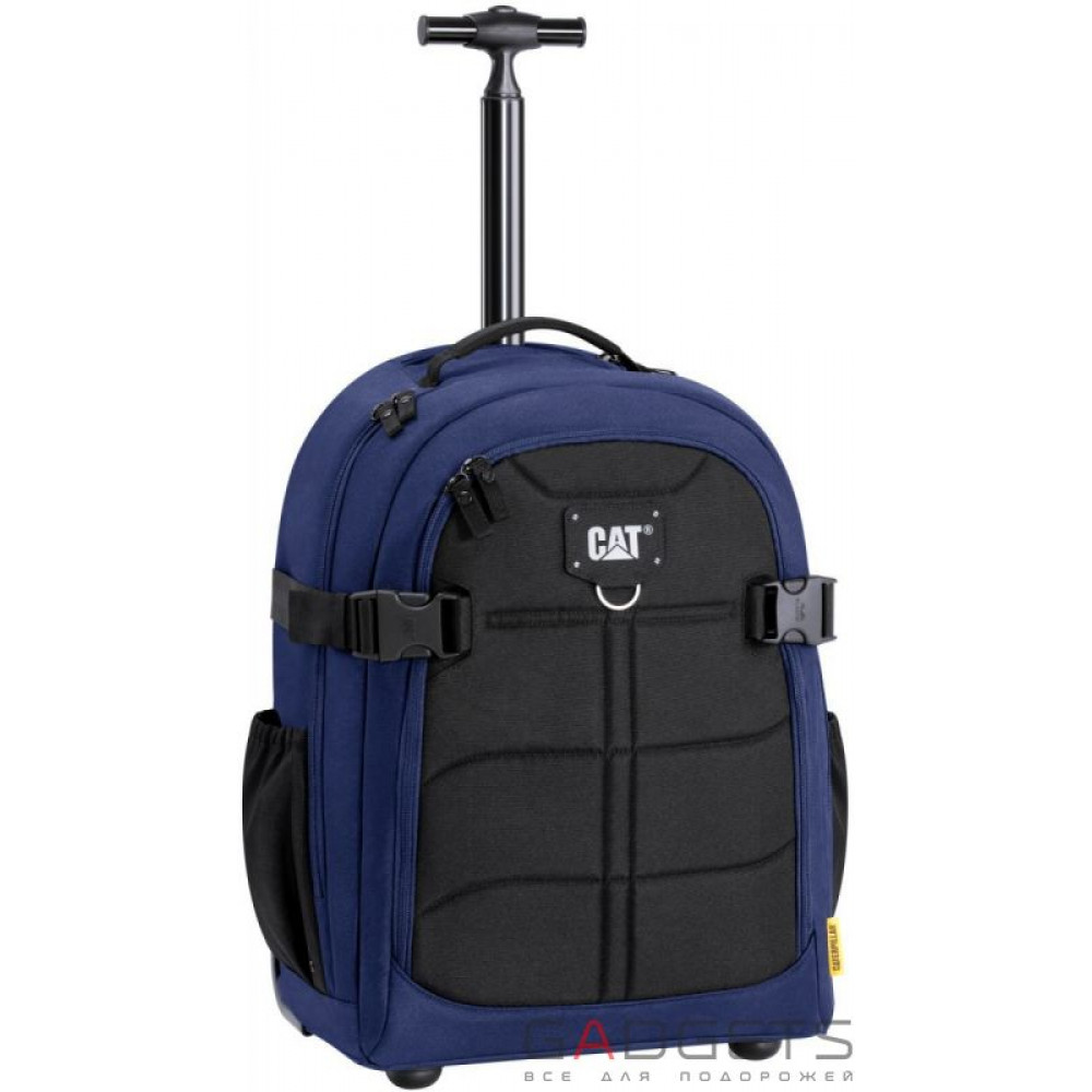 Фото Сумка дорожня на колесах CAT Millennial Cargo Чорний / Синій (83427; 352)