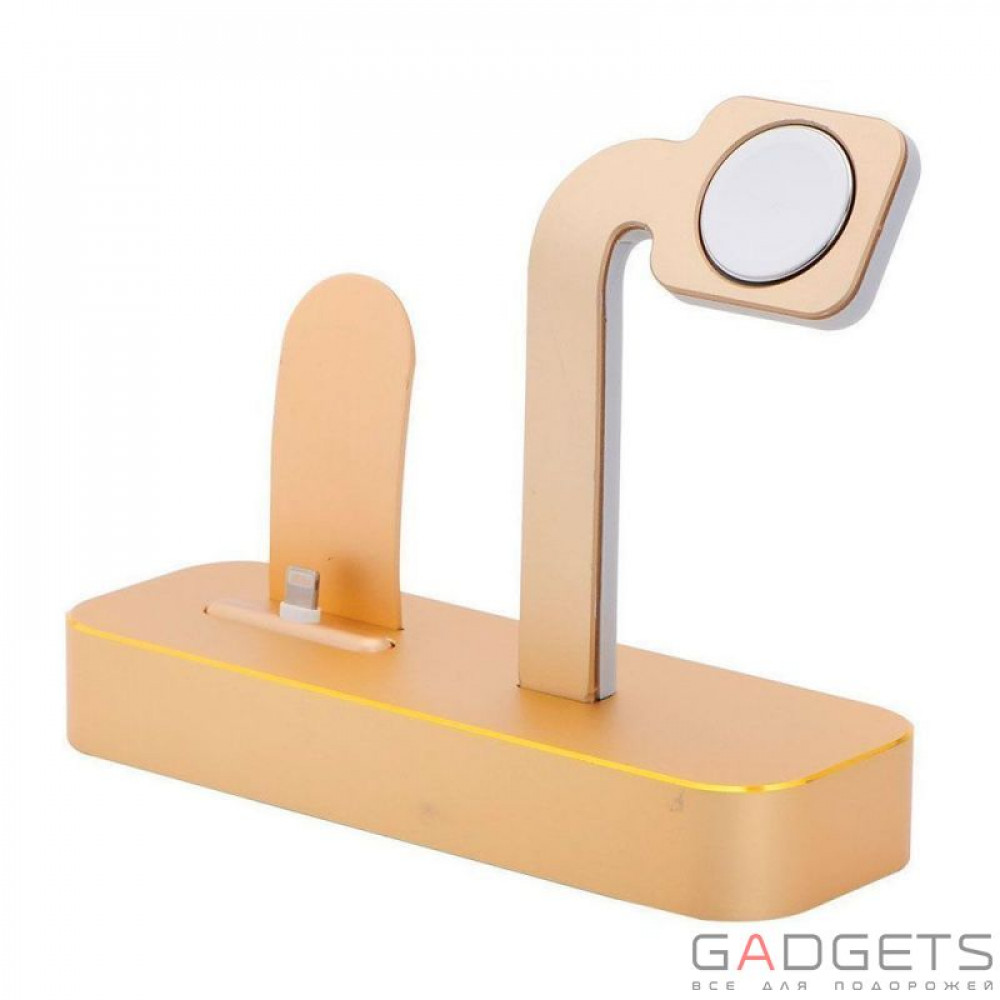 Фото Док-станція  COTEetCI Base5 для iPhone и Apple Watch Gold