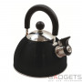 Чайник Highlander Deluxe Whistling 2.0L Black фото 0