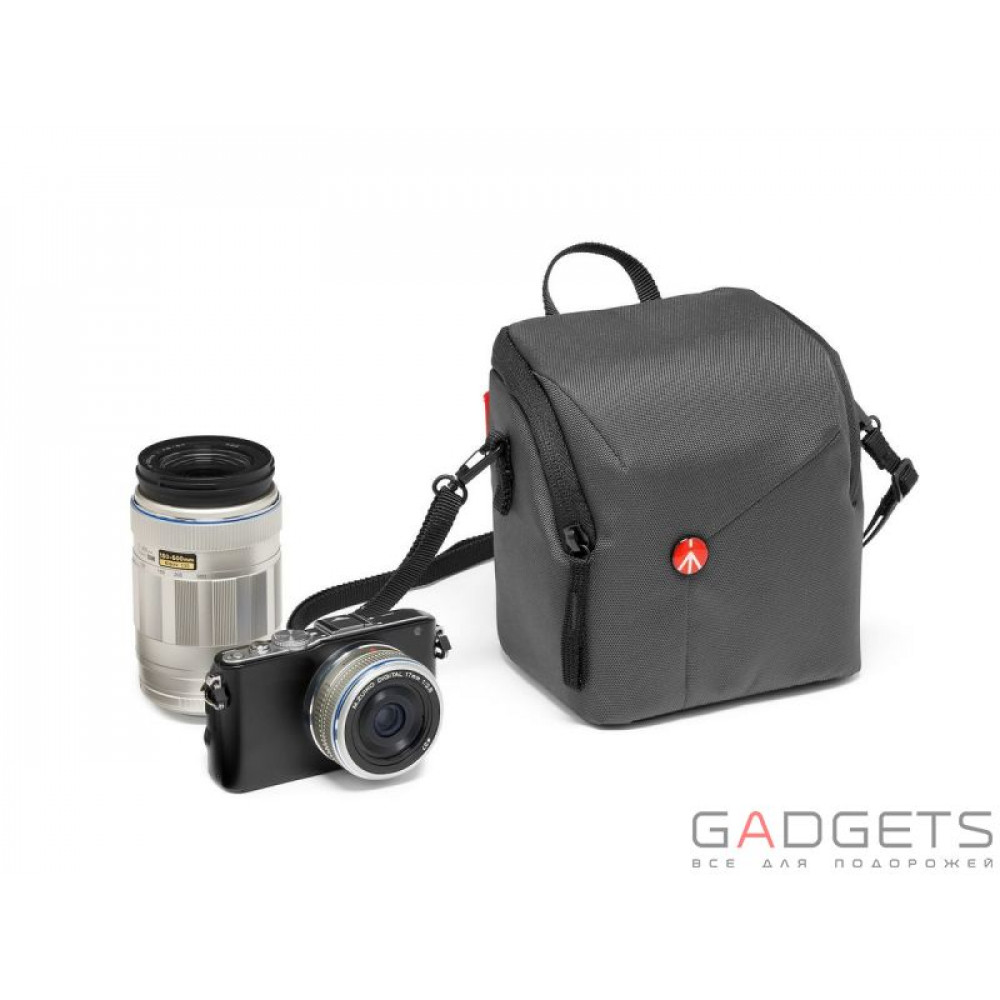 Фото Сумка на пояс Manfrotto NX Pouch I Grey V2 для CSC (MB NX-P-IGY-2)