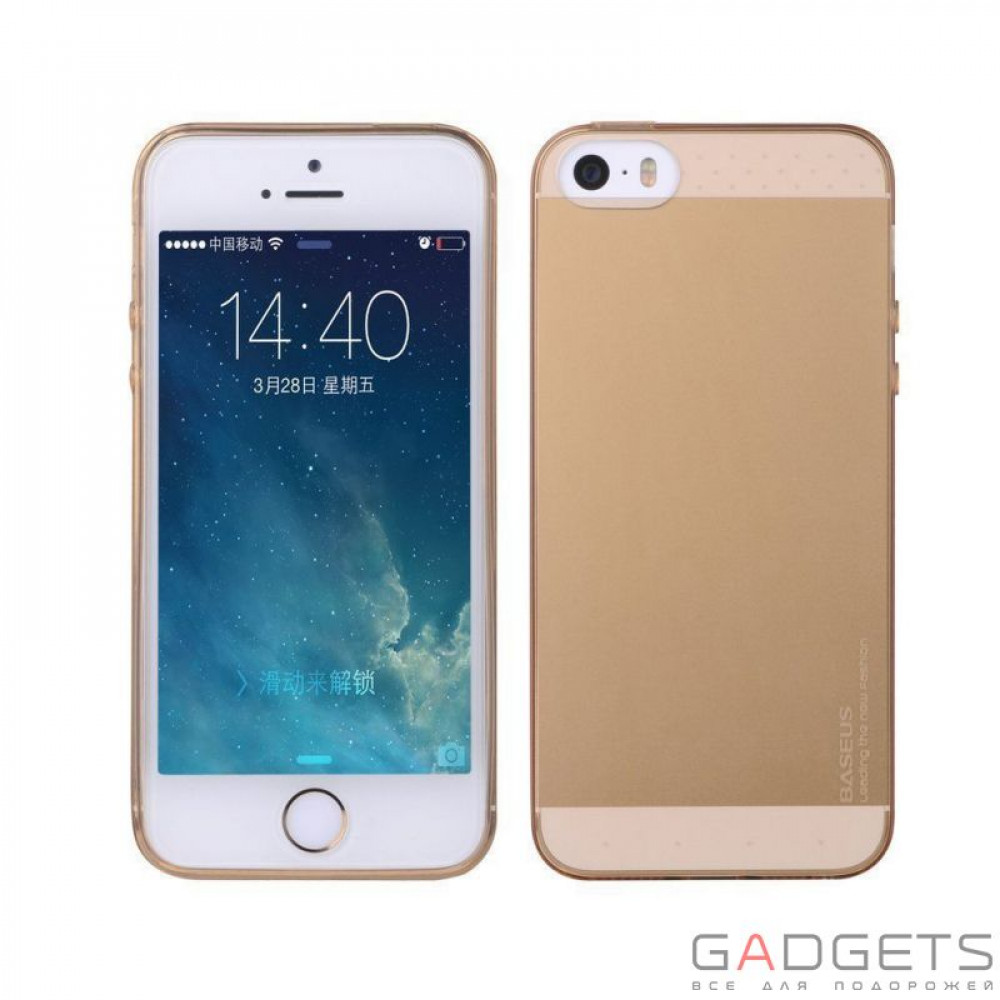 Фото Чехол-накладка Baseus Air Case for iPhone 5/5S Champagne