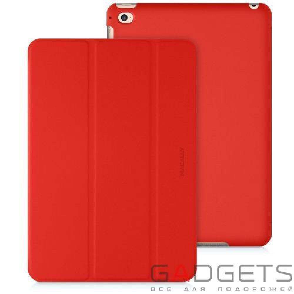 Фото Чохол Macally Protective Case and Stand for iPad mini 4 червоний (BSTANDM4-R)