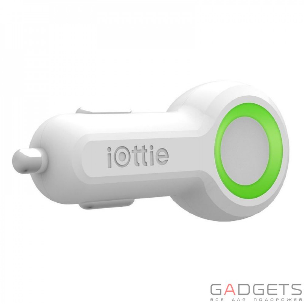 Фото Автомобильное з/у iOttie Rapid VOLT Max Dual Port USB Car Charger White (5 A) (CHCRIO104WH)