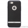 Чехол-накладка Moshi Napa Vegan Leather Case Charcoal Black для iPhone 7 (99MO088003) фото 0