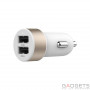 Автомобильное з/у Lab.C Dual USB Car Charger A.L Champagne Gold (3.4 A) (LABC-582-GL_N) фото 0