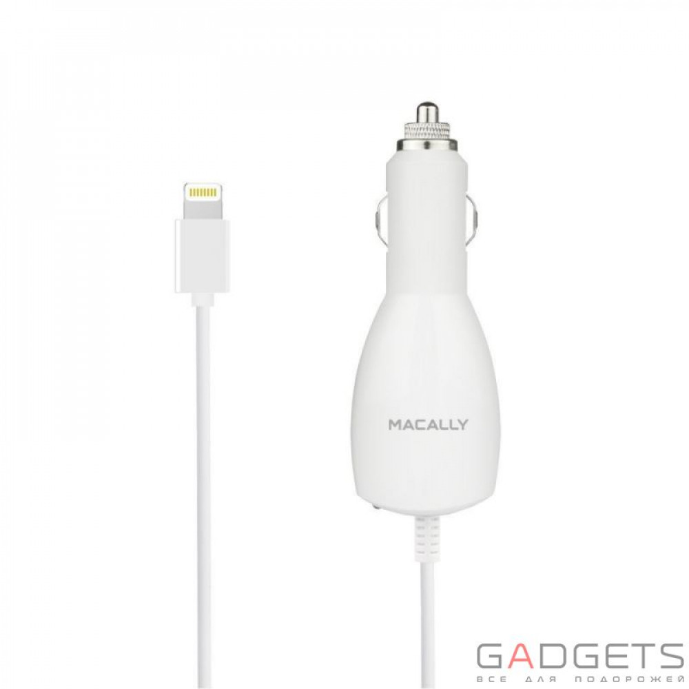 Фото Автомобільний зарядний пристрій Macally 10-Watt Car Charger with Lightning Connector (MCAR10L)
