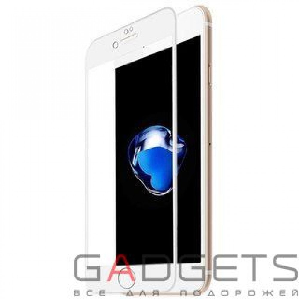 Фото Защитное стекло Baseus Silk-screen 3D Arc Protective Film для iPhone 7/8 White (SGAPIPH7-A3D02)
