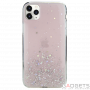 Чохол-накладка  SwitchEasy Starfield for iPhone 11 Pro Max Transparent Rose (GS-103-83-171-61) фото 0