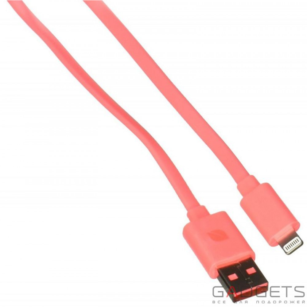 Фото Кабель Incase Sync and Charge Flat Lightning 1 m Pink (EC20120)