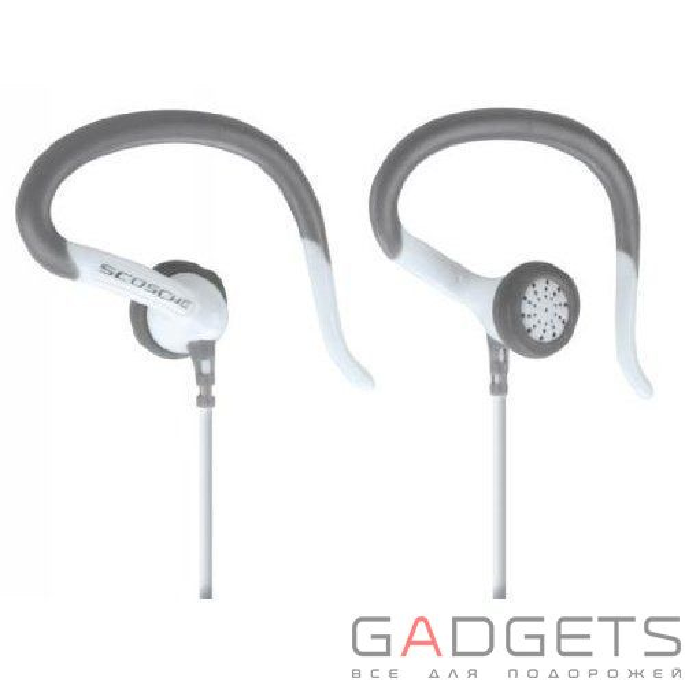 Фото Наушники Scosche Noise Isolation Sport Clip style Earbuds with tapLINE III control technology (HPSC66M)