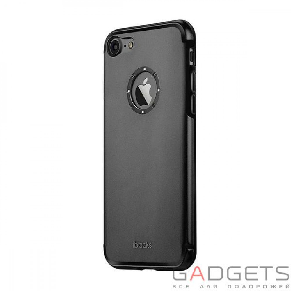 Фото Чехол iBacks Aluminum Case with Diamond Ring iPhone 7 Plus Black