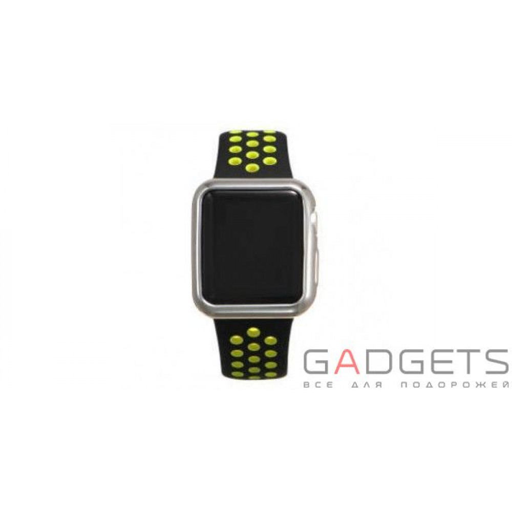 Фото Чехол COTEetCI TPU Silver Case для Apple Watch 2 42MM (CS7041-TS)