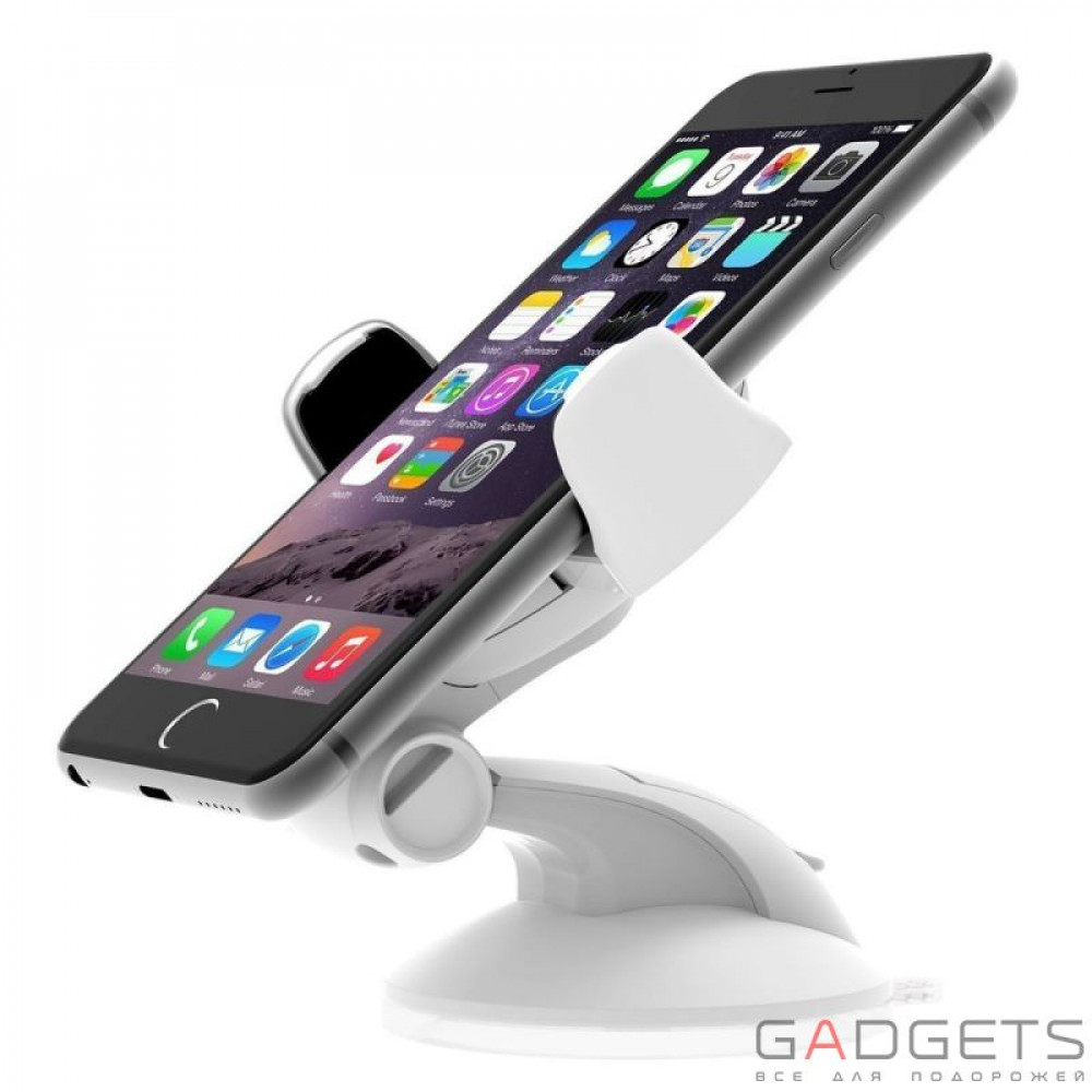 Фото Держатель iOttie Easy Flex 3 Car Mount Holder Desk Stand White for iPhone/Smartphone (HLCRIO108WH)