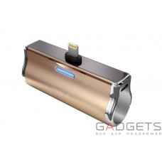 Внешний аккумулятор iWALK Link 3000L Compact rechargeable docking backup battery 3000 mAh for Apple Lighting Gold