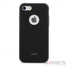 Чехол-накладка Moshi iGlaze Slim Lightweight Snap-On Case Metro Black для iPhone 7 (99MO088002)