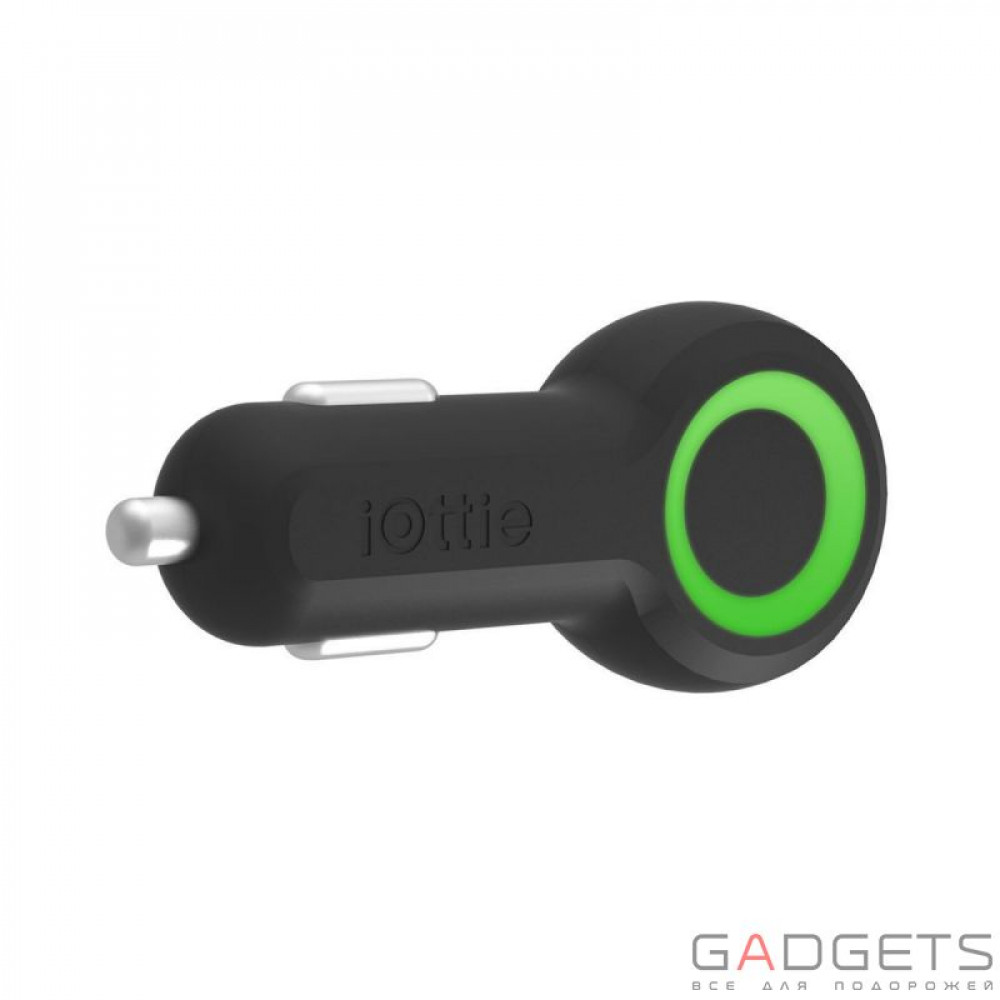 Фото Автомобильное з/у iOttie Rapid VOLT Max Dual Port USB Car Charger Black (5 A) (CHCRIO104BK)
