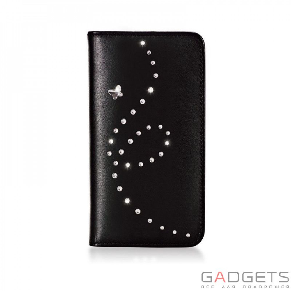 Фото Чехол Bling My Thing для iPhone 5 Mystique Papilon Flip Black/Crystal (BMT-MYS-PP-BKC-FC-IP)