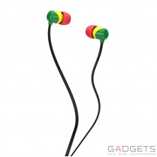 Наушники Skullcandy Rasta JIB In-Ear w/o Mic (S2DUDZ-058)