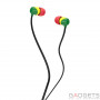 Навушники Skullcandy Rasta JIB In-Ear w/o Mic (S2DUDZ-058) фото 0