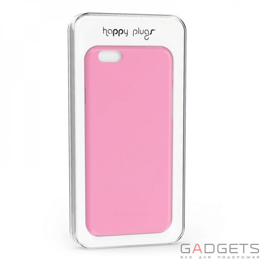 Фото Чехол-накладка Happy Plugs Ultra Thin Case Pink для iPhone SE/5/5S (8802)