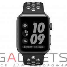 Ремешок COTEetCI W12 Apple Watch Nike band 42mm (WH5216-BK-GY)