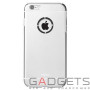 Чохол-накладка iBacks Ares Armour Love Aluminum Case with Crystal Diamond for iPhone 6S Plus Silver фото 0