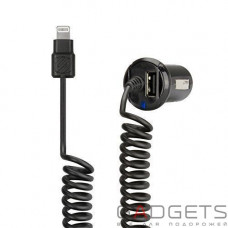 Автомобільний зарядний пристрій Scosche Car Chargers з Lightning cable чорний (I2C24A)