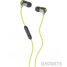 Наушники Skullcandy Gray/Lightgray/Ht Lime Riff In-Ear w/mic 1 (S2RFGY-386)