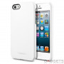 Чехол-накладка SGP Case Genuine Leather Grip Series White для iPhone SE/5/5S (SGP09602) фото 0