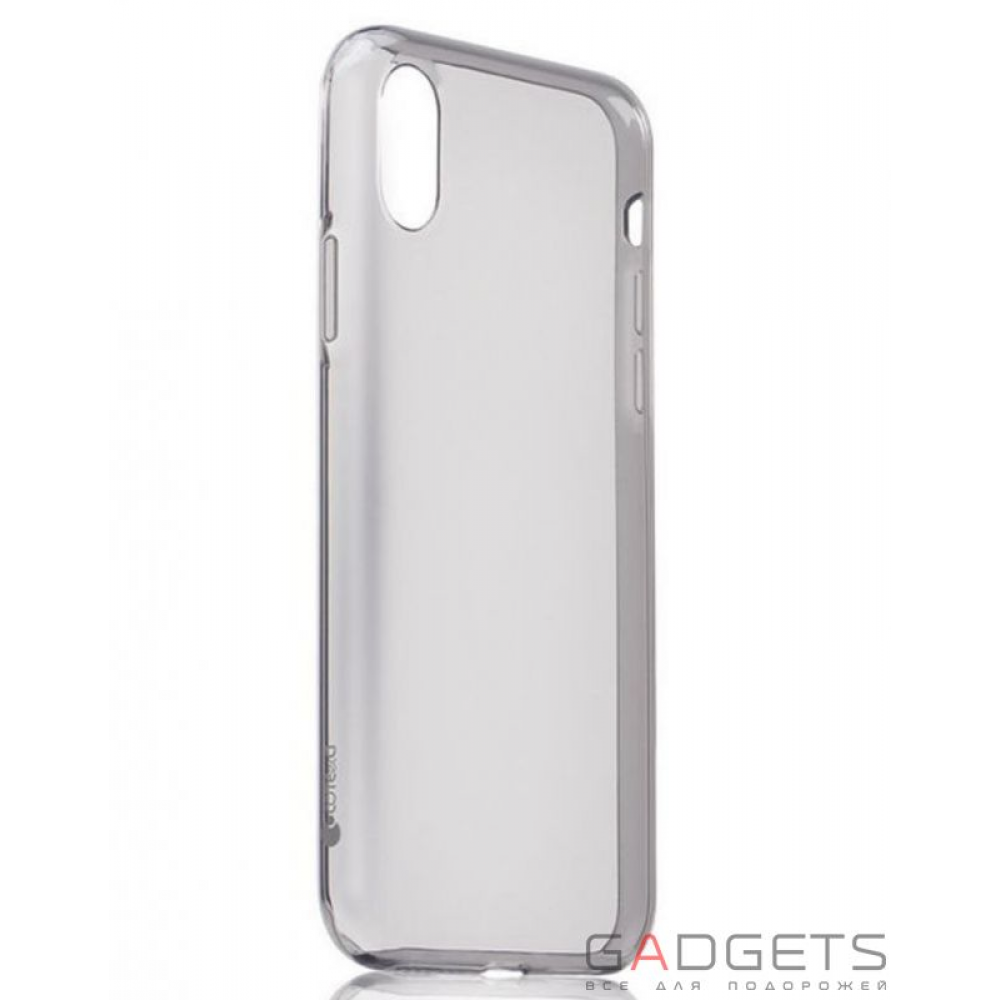 Фото Чехол COTEetCI Utra-thin TPU Case для iPhone X Transparent Black (CS8003-TK)