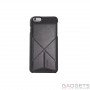 Чехол iBacks Protective Windmill Series PC Case для iPhone 6/6S Black/Gray фото 0
