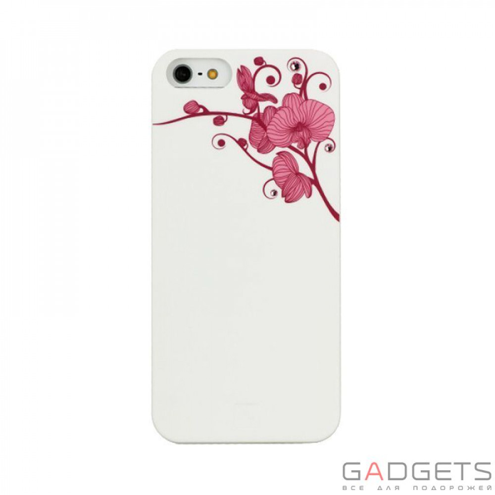 Фото Чохол Bling My Thing Case для iPhone 5 Orchid Colour White with Pink (BMT-AI5-OD-WH-LRS)