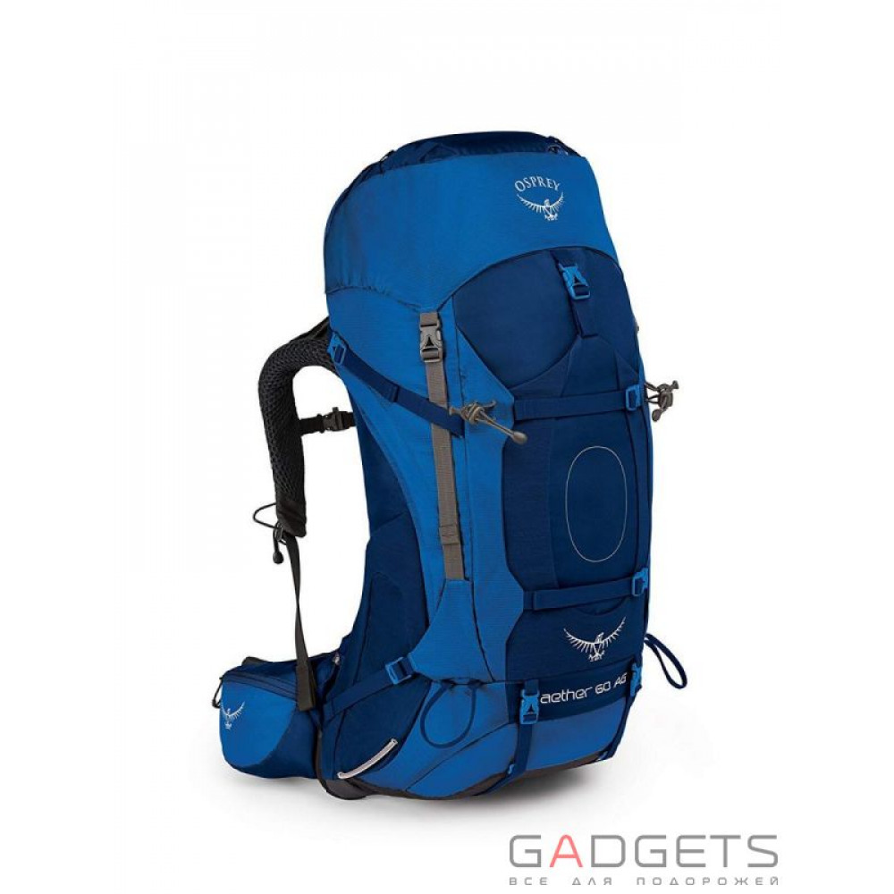Фото Рюкзак Osprey Aether AG 60 Neptune Blue LG синий
