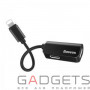 Переходник Baseus iP Male to iP+iP Female Adapter L37 Black фото 0
