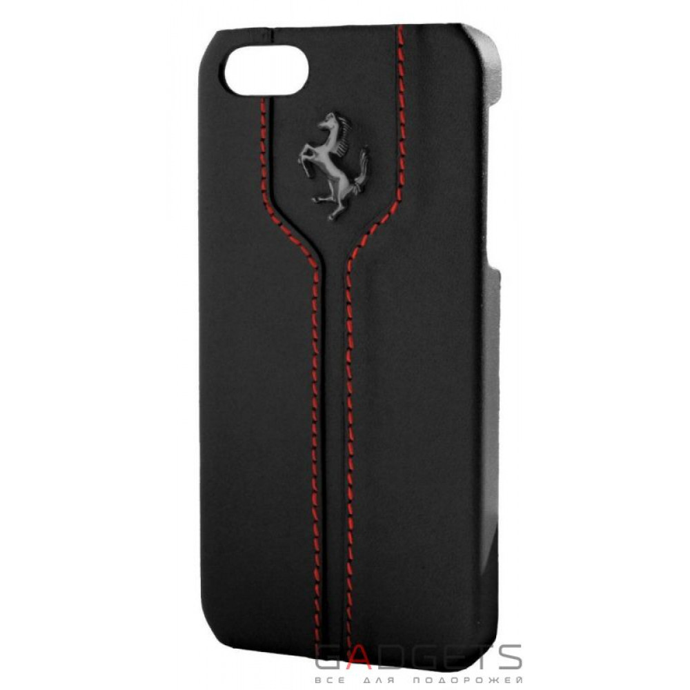 Фото Чохол-накладка CG Mobile Ferrari Leather Hard Case Montecarlo Collection Black for iPhone 55S (FEMTHCP5BL)