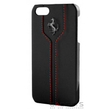 Чехол-накладка CG Mobile Ferrari Leather Hard Case Montecarlo Collection Black for iPhone 5/5S (FEMTHCP5BL)