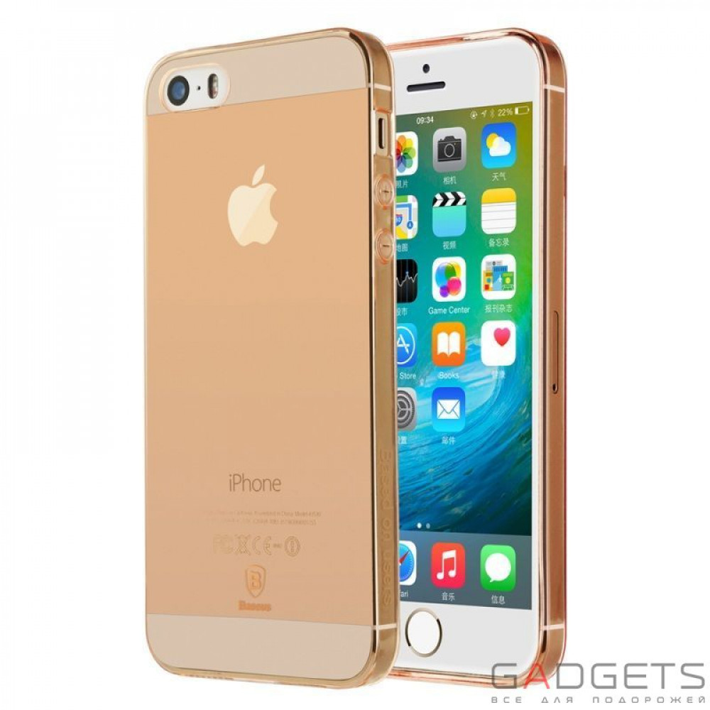 Фото Чохол-накладка Baseus Simple Case для iPhone 5/5s/SE Rose Gold