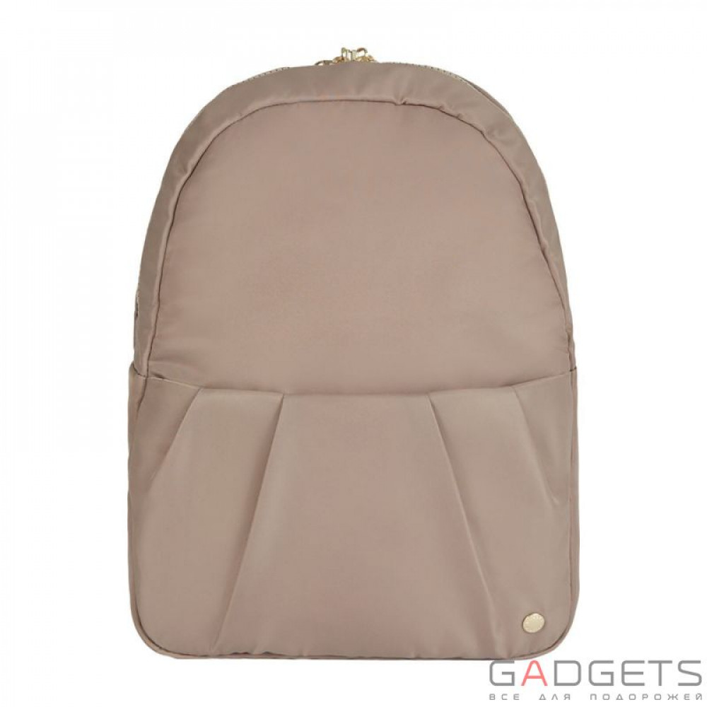 Фото Женский рюкзак трансформер антивор Pacsafe Citysafe CX Covertible Backpack, 6 степеней защиты, коричневый