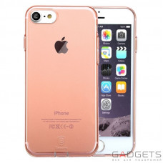 Чехол-накладка Baseus Simple Series Case (Clear) For iPhone 7 Transparent Rose Gold