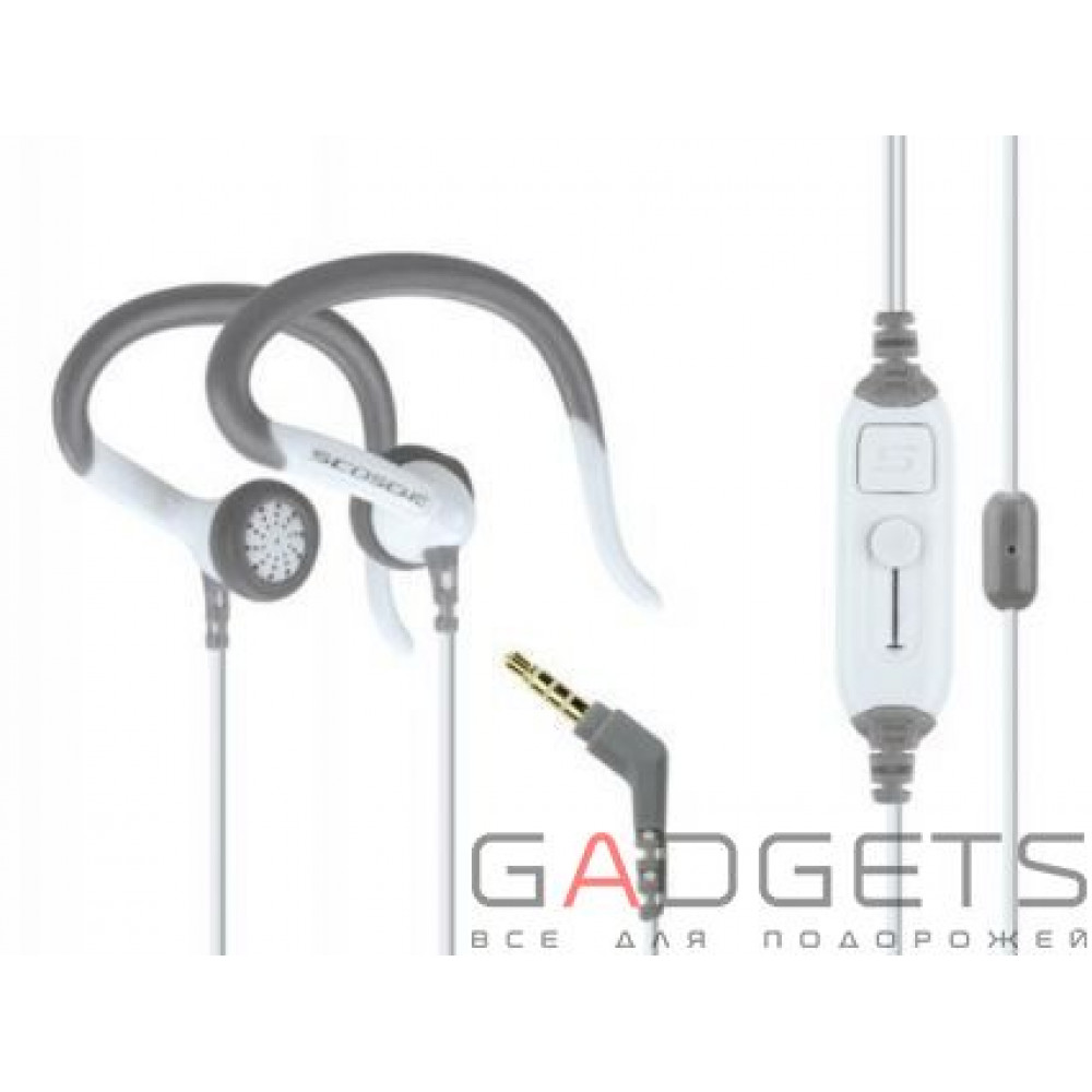 Фото Наушники Scosche Sport Clip style Earphones with slideLINE remote & mic (HPSC63m)