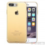 Чехол-накладка Baseus Simple Series Case (Clear) For iPhone 7 Plus Transparent Gold фото 0