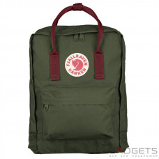 Рюкзак Fjallraven Kanken Forest Green-Ox Red (23510.660-326)