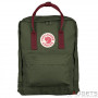 Рюкзак Fjallraven Kanken Forest Green-Ox Red (23510.660-326) фото 0
