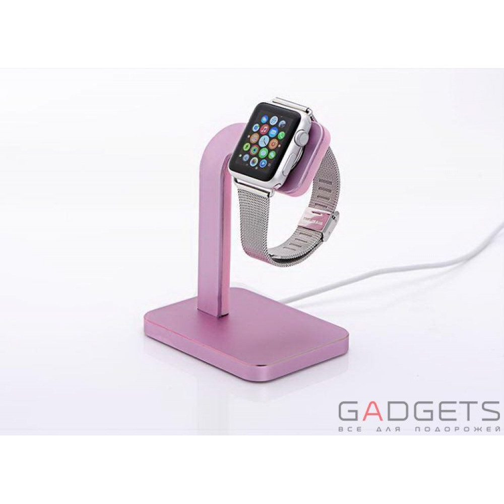 Фото Док-станція COTEetCI Base4 apple watch stand pink