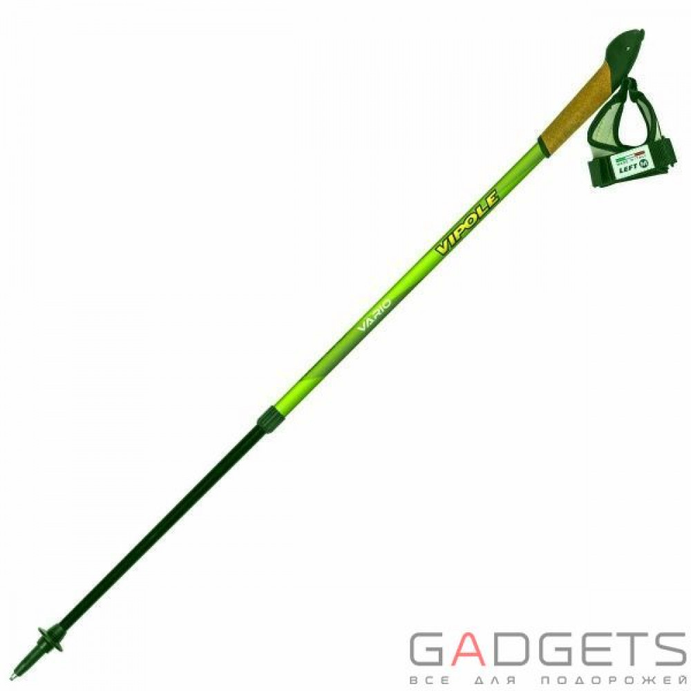 Фото Палиці для скандинавської ходьби Vipole Vario Top-Click Green DLX S1858