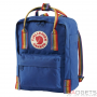 Рюкзак Fjallraven Kanken Rainbow Mini Deep Blue/Rainbow Pattern фото 0